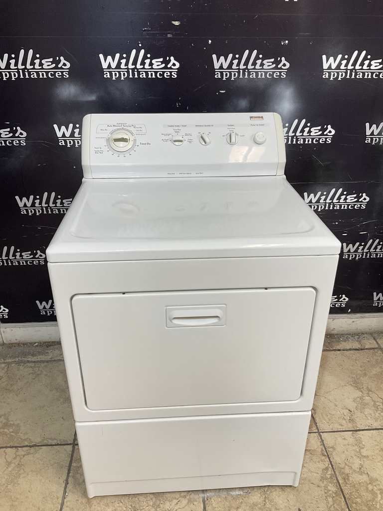Kenmore Electric Dryer 220volts (30 AMP) 27inches {3 prong} (White) 