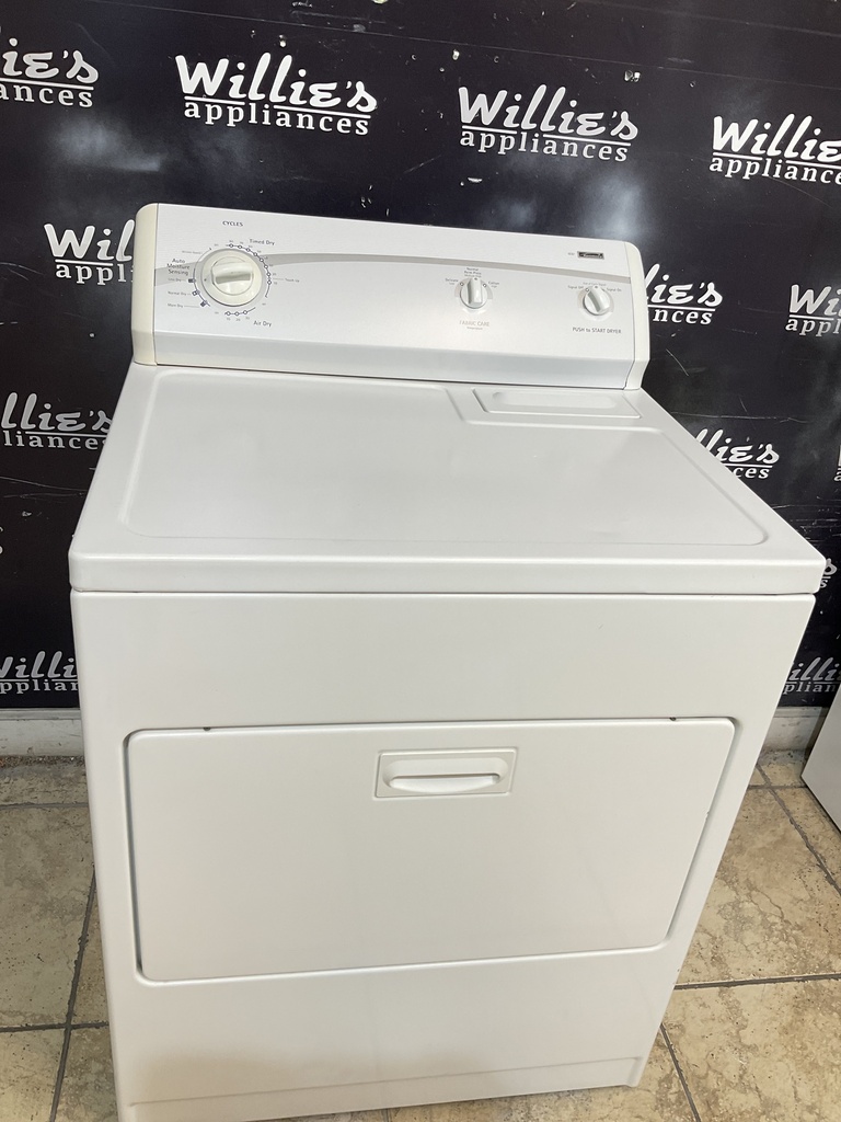 Kenmore Electric Dryer 220volts (30 AMP) 27inches {3prong} (White) 