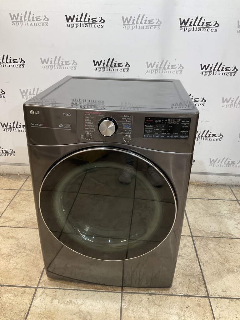 Lg Electric Dryer 220volts (30 AMP) 27inches {4 prong} (Dark Grey)