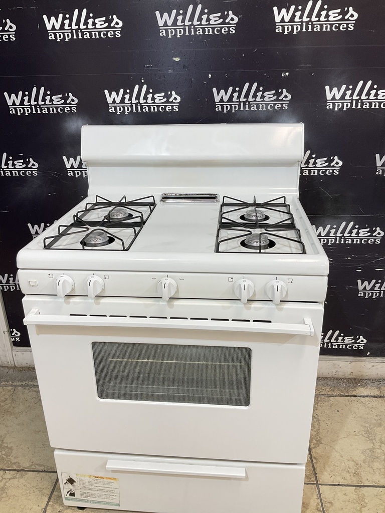 Frigidaire Natural Gas Stove 30inches (white) 