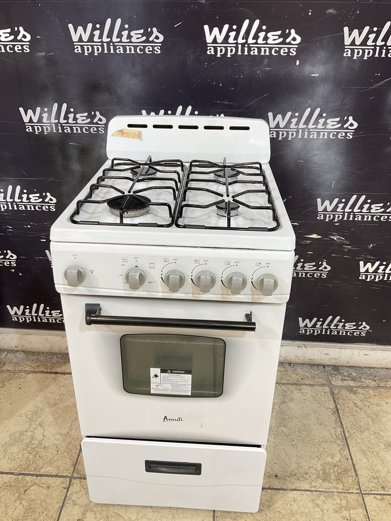 Avanti Gas Propane Stove 20inches (White)