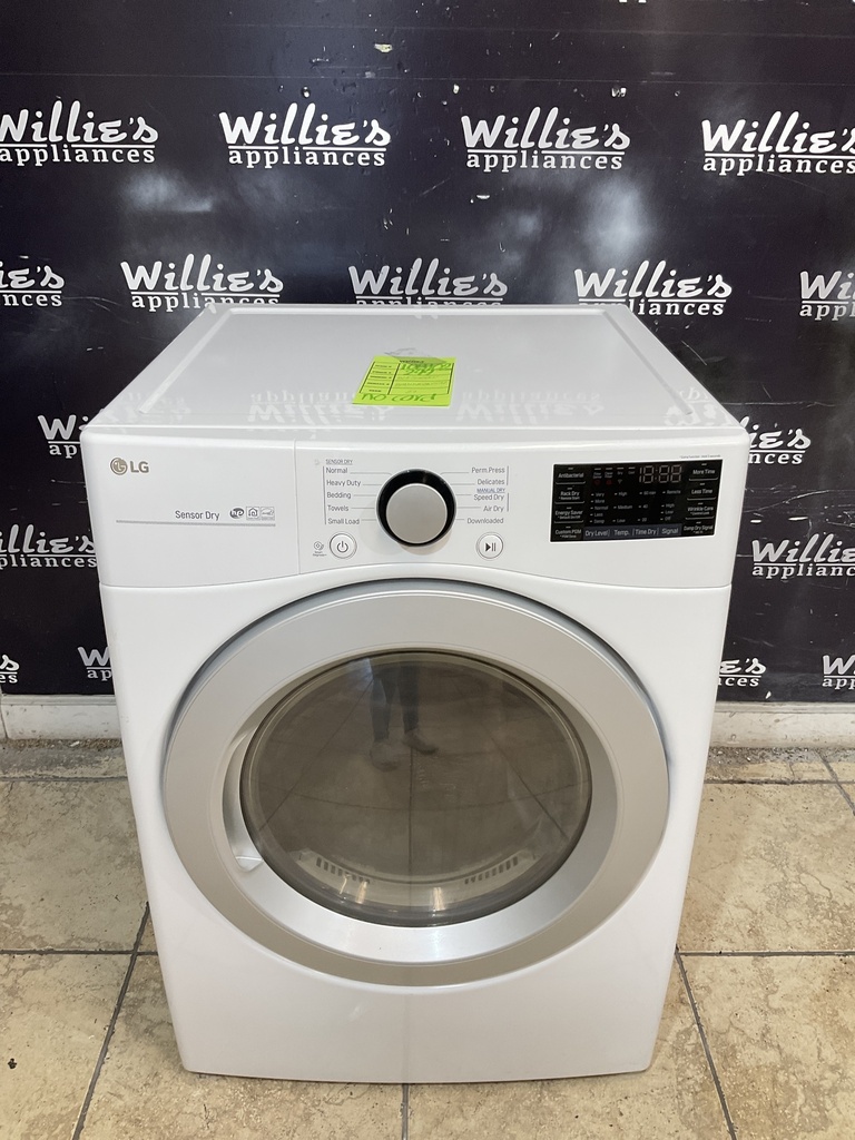 Lg Electric Dryer 220volts (30 AMP) 27inches {no cord} (White)