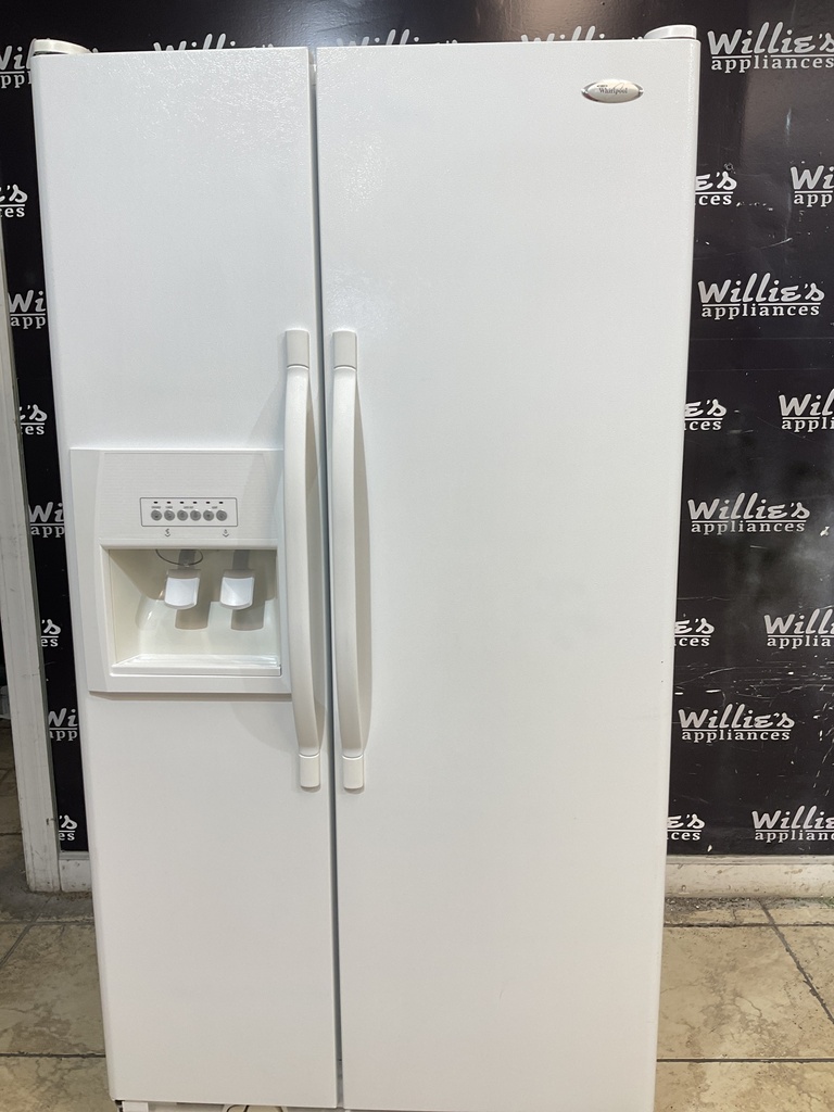 Whirlpool Refrigerator Side by Side 36x69 1/2” (White) 