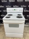Ge Electric Stove 220volts (40/50 AMP) 30inches {4 prong} (White) 