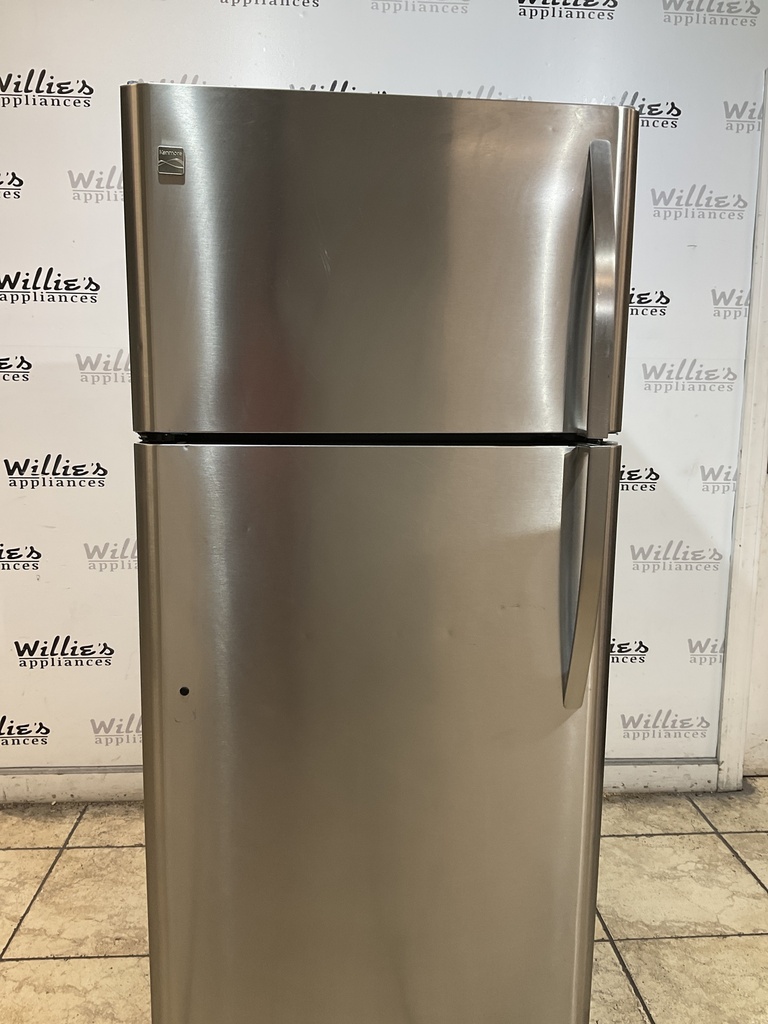 Kenmore Refrigerator Top and Bottom 30x65 1/2” (Stainless Steel) 