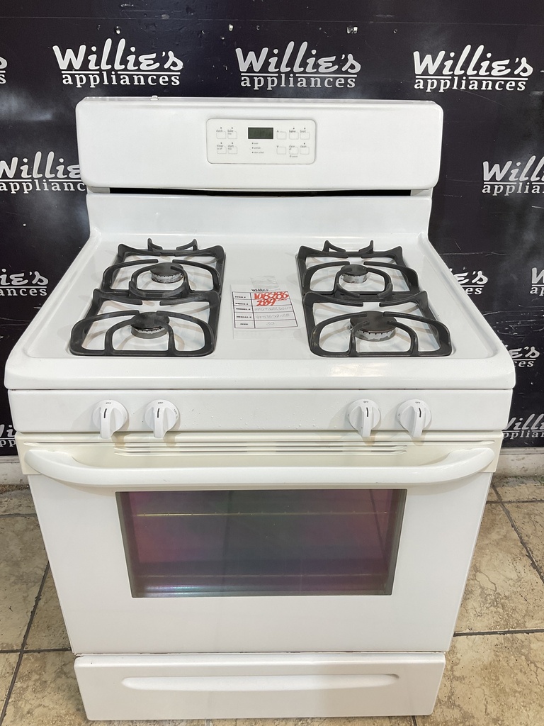 Frigidaire Natural Gas Stove 30inches (White) 