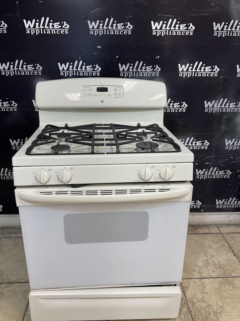 Ge Natural Gas Stove 30inches (Bisque) 