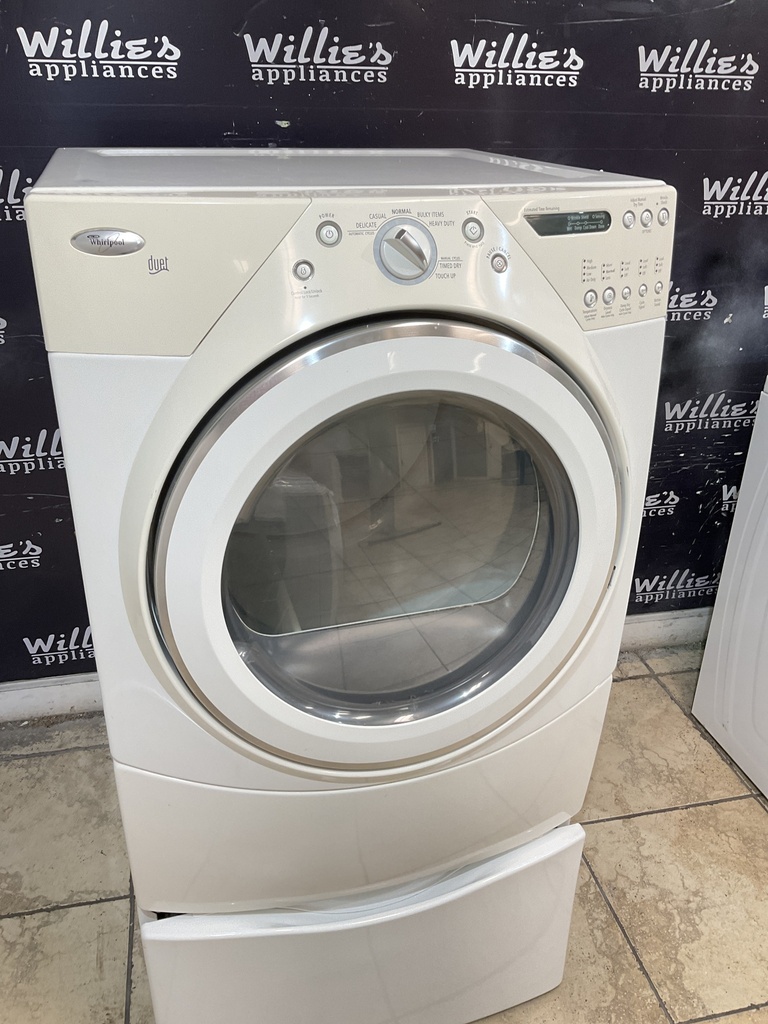 Whirlpool Electric Dryer 220 volts (30 AMP) 27inches {4 prong} (White) 