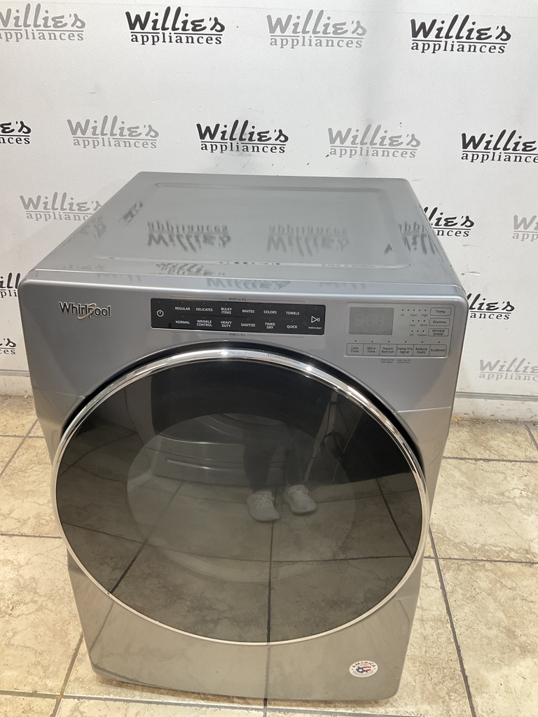Whirlpool Electric Dryer 220volts (30 AMP) 27inches {no cord} (Grey) 