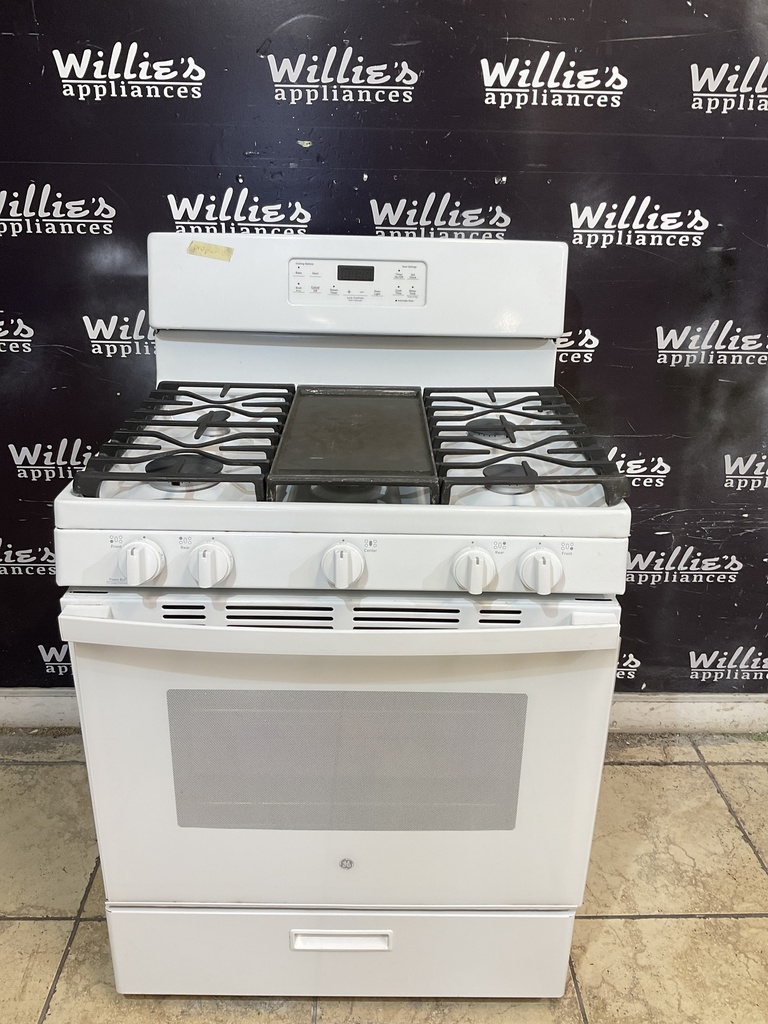 Ge Gas Propane Stove 30inches (White) 