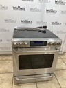 Ge Electric Stove 220volts (40/50 AMP) 30inches {4 prong} (Stainless steel)