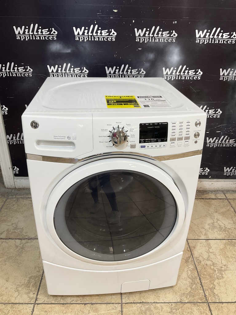 Ge Washer Front-load 27inches (White) 