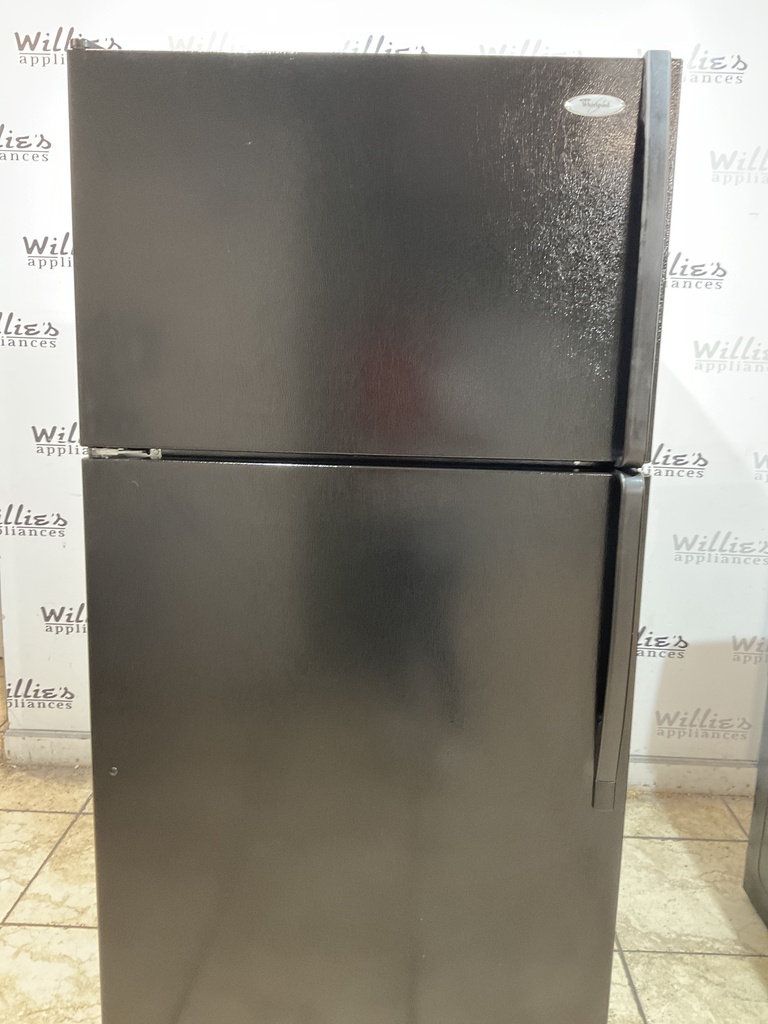 Whirlpool Refrigerator Top and Bottom 33x66 (Black) 
