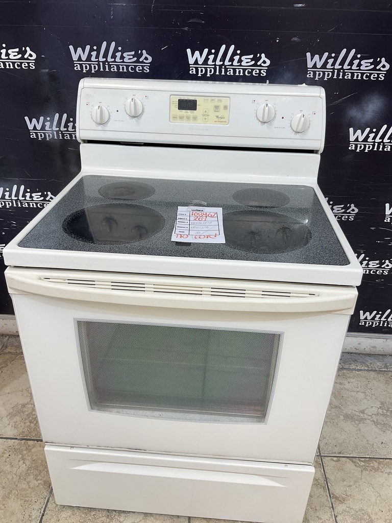 Whirlpool Electric Stove 220volts (40/50 AMP) 30inches {no cord} (Bisque) 