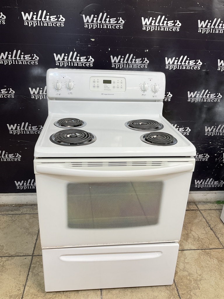 Frigidaire Electric Stove 220volts (40/50 AMP) 30inches {4 prong} (White) 