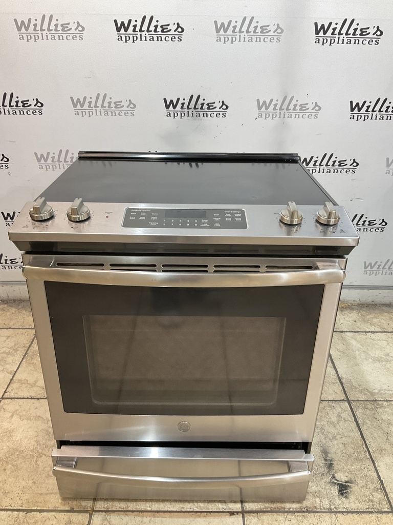 Ge Electric Stove 220volts (40/50 AMP) 30inches {4 prong} (Stainless steel) 
