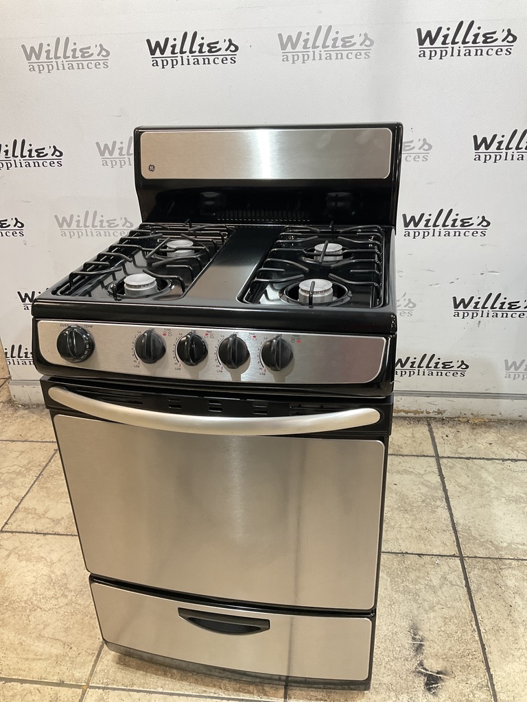 Ge Natural Gas Stove 24inches (Stainless Steel) 