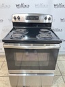 Ge Electric Stove 220volts (40/50 AMP) 30inches {no cord} (Stainless steel) 
