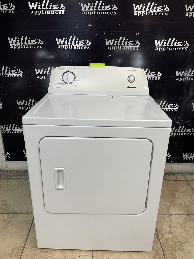 Amana Electric Dryer 220volts (30AMP) 29inches {no cord} (white) 