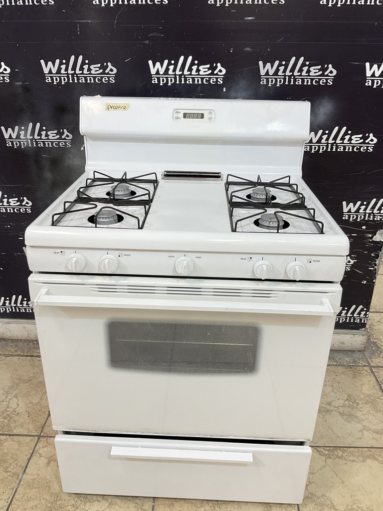 Tappan Gas Propane Stove 30inches (White) 