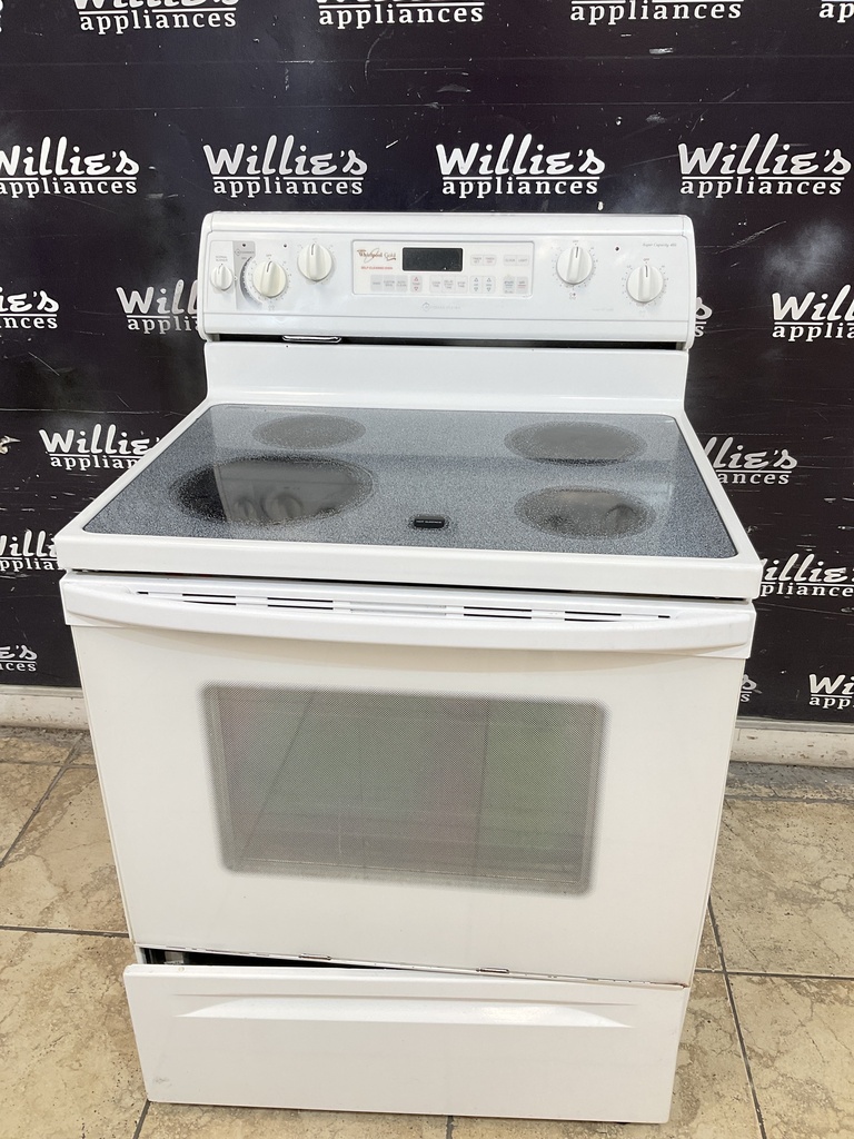 Whirlpool Electric Stove 220volts (40/50 AMP) 30inches {no cord} (white)