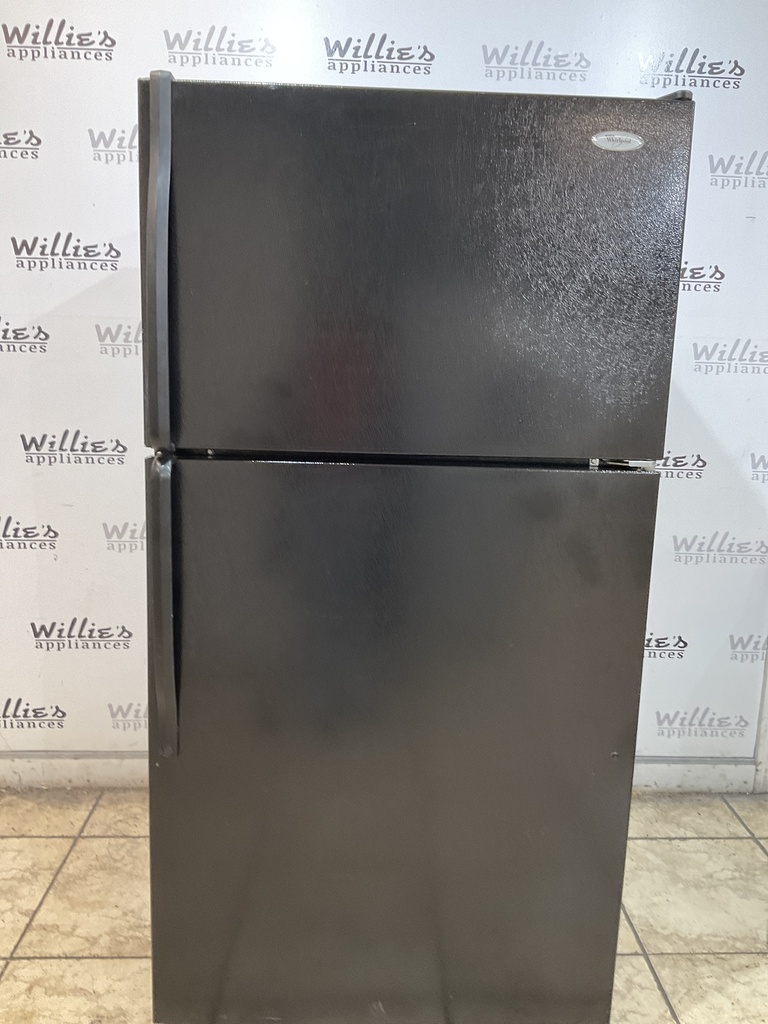 Whirlpool Refrigerator Top and Bottom 33x66 (Black) 