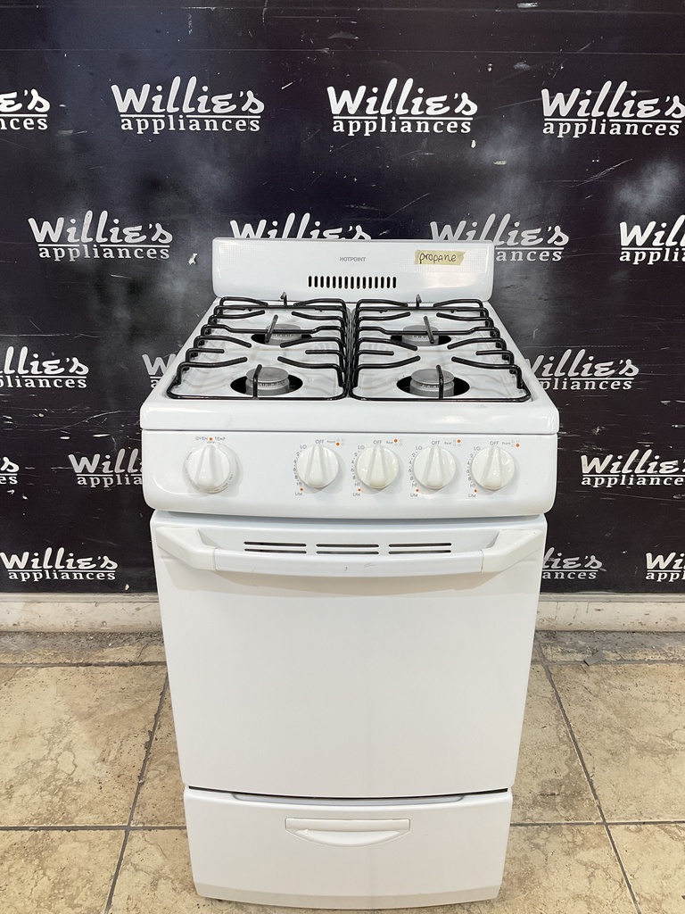 Hotpoint Gas Propane Stove 20inches (White) 