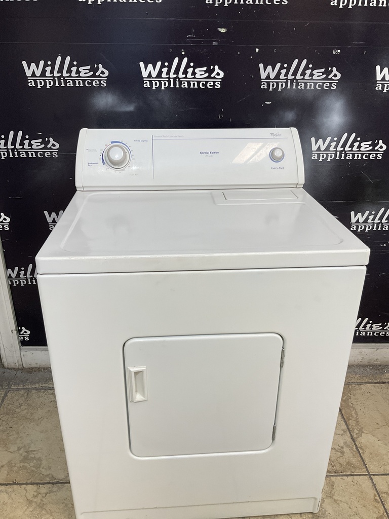 Whirlpool Electric Dryer 220volts (30 AMP)  29inches {3 prong} (white) 