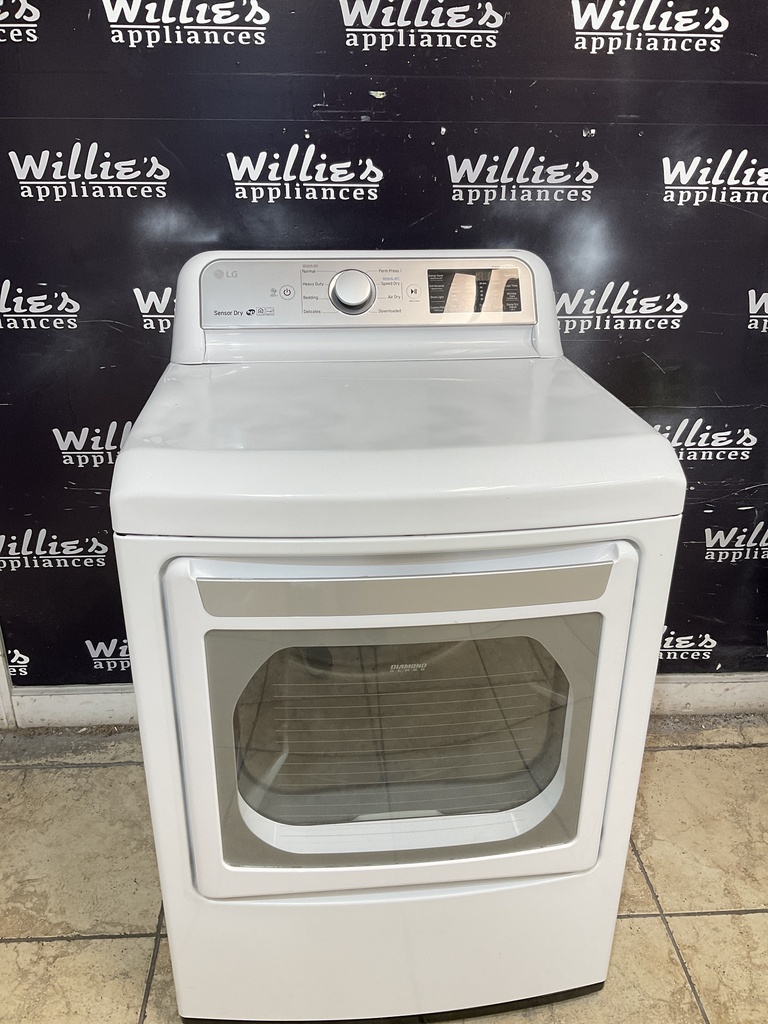 Lg Electric Dryer 220volts (30 AMP) 27inches {3 prong} (White) 