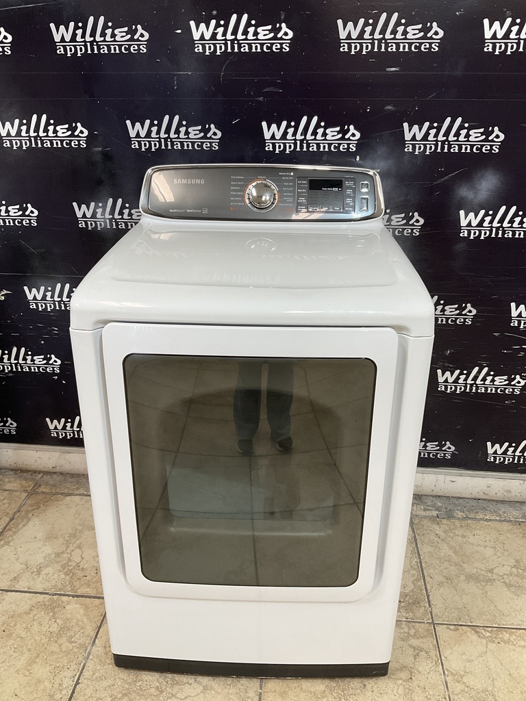 Samsung Electric Dryer 220volts (30 AMP) 27inches {4 prong} (White) 