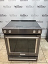 KitchenAid Electric Stove 220volts (40/50 AMP) 30inches {3 prong} (Black Stainless) 