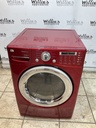 Lg Electric Dryer 220volts (30 AMP) 27inches {no cord}  (Red) 