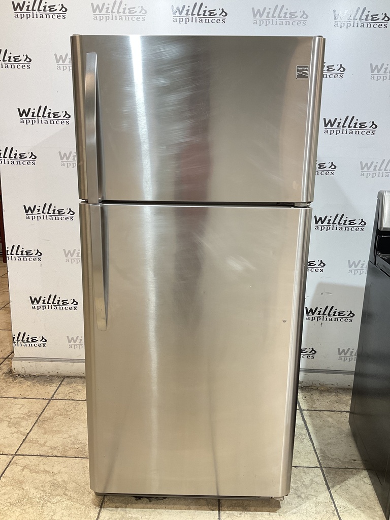 Kenmore Refrigerator Top and Bottom 30x66 (Stainless Steel) 