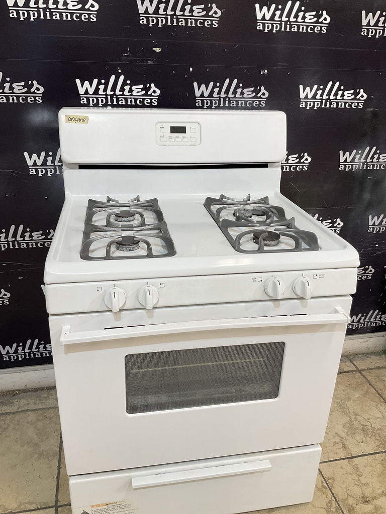 Frigidaire Gas Propane Stove 30inches (White) 