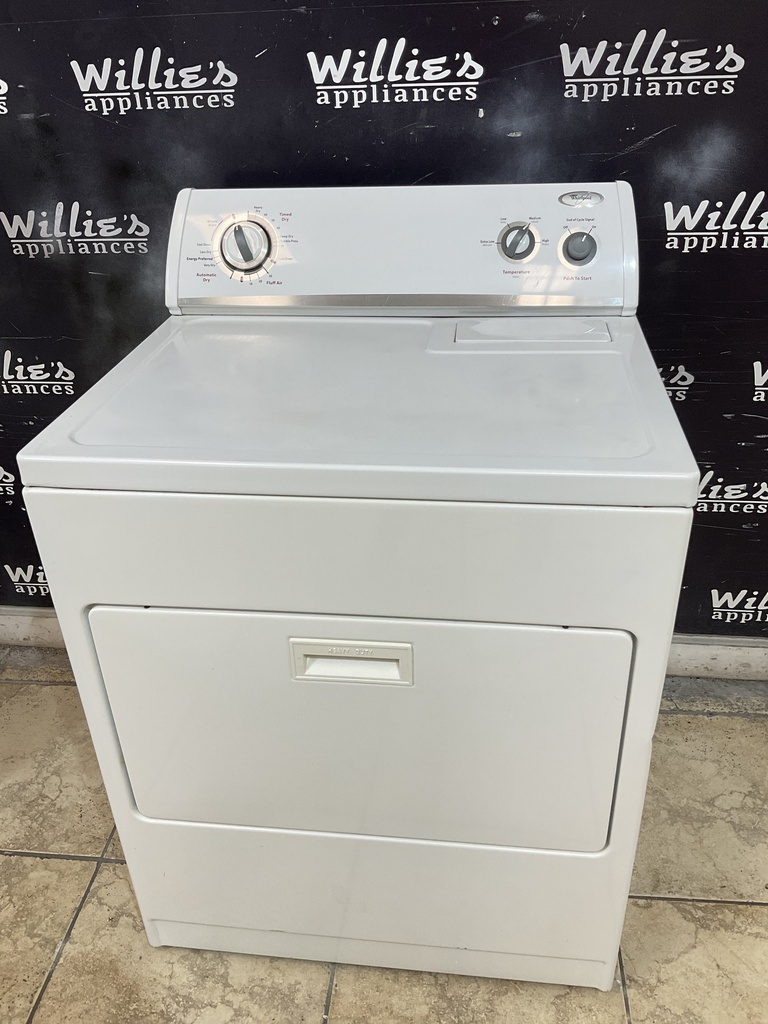 Whirlpool Electric Dryer 220volts (30 AMP) 29inches {no cord} (White) 