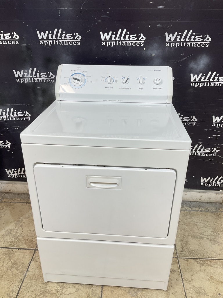 Kenmore Electric Dryer 220volts (30 AMP) 29inches {4 prong} (White) 