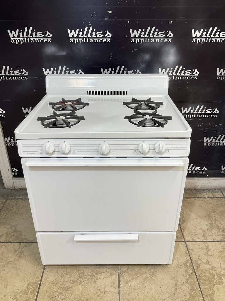 Premier Natural Gas Stove  30inches (White) 