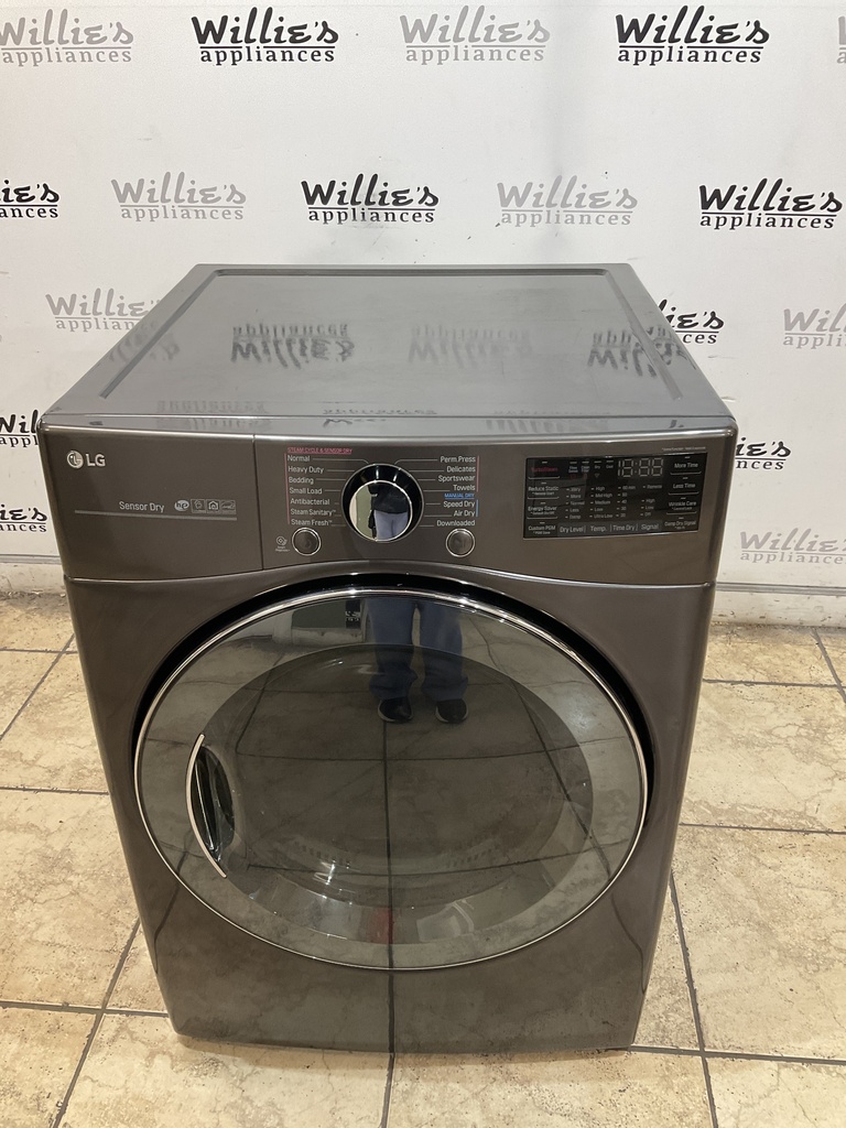 Lg Electric Dryer 220volts (30 AMP) 27inches {3 prong} (Dark Grey) 