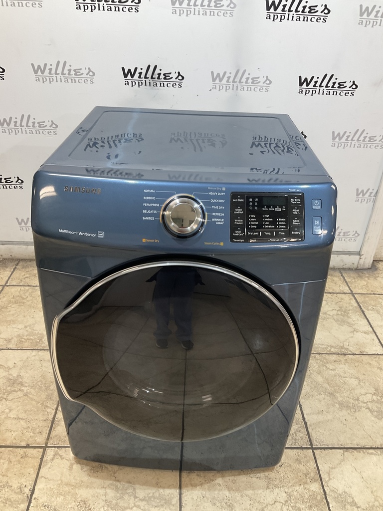 Samsung Electric Dryer 220volts (30 AMP) 27inches {3 prong} (Azure Blue)