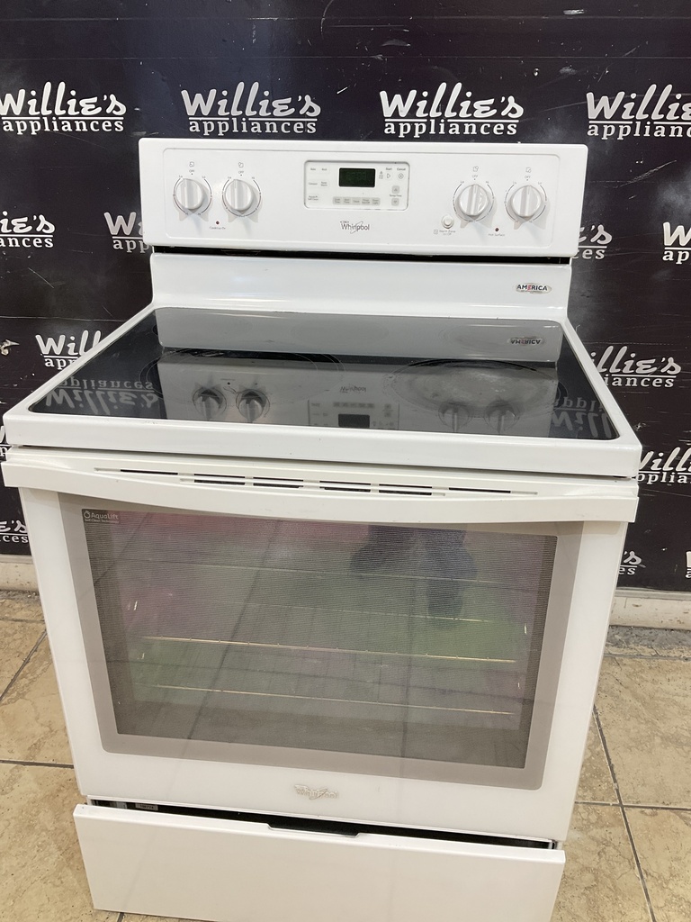 Whirlpool Electric Stove 220volts (40/50 AMP) 30inches  {no cord} (White)