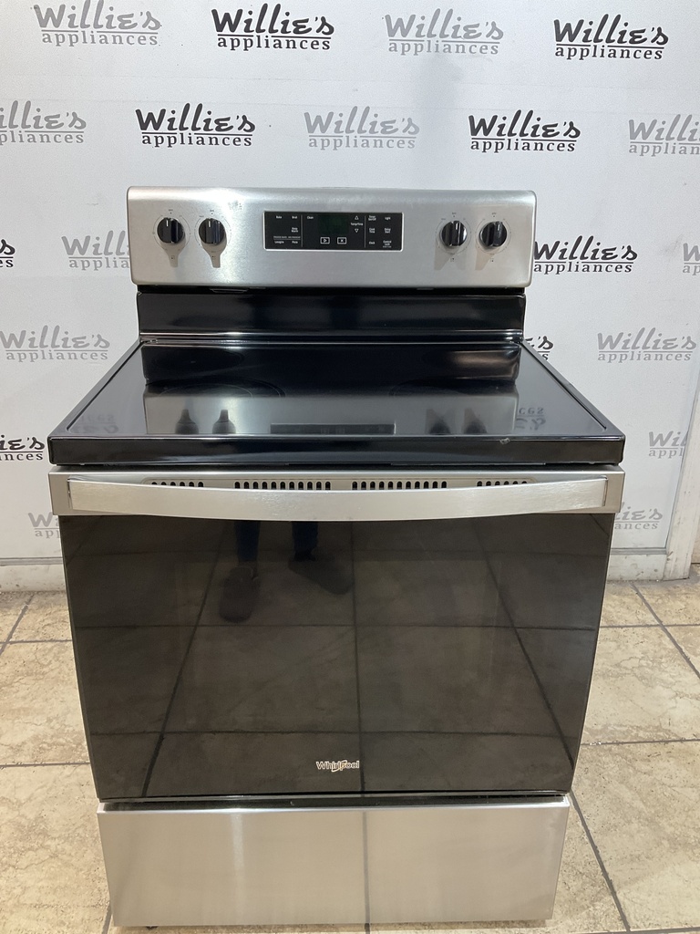 Whirlpool Electric Stove 220volts (40/50 AMP) 30inches {no cord} (Stainless Steel) 