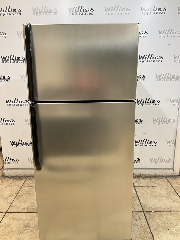 Ge Refrigerator Top and Bottom 28x64 1/2” (Stainless Steel) 