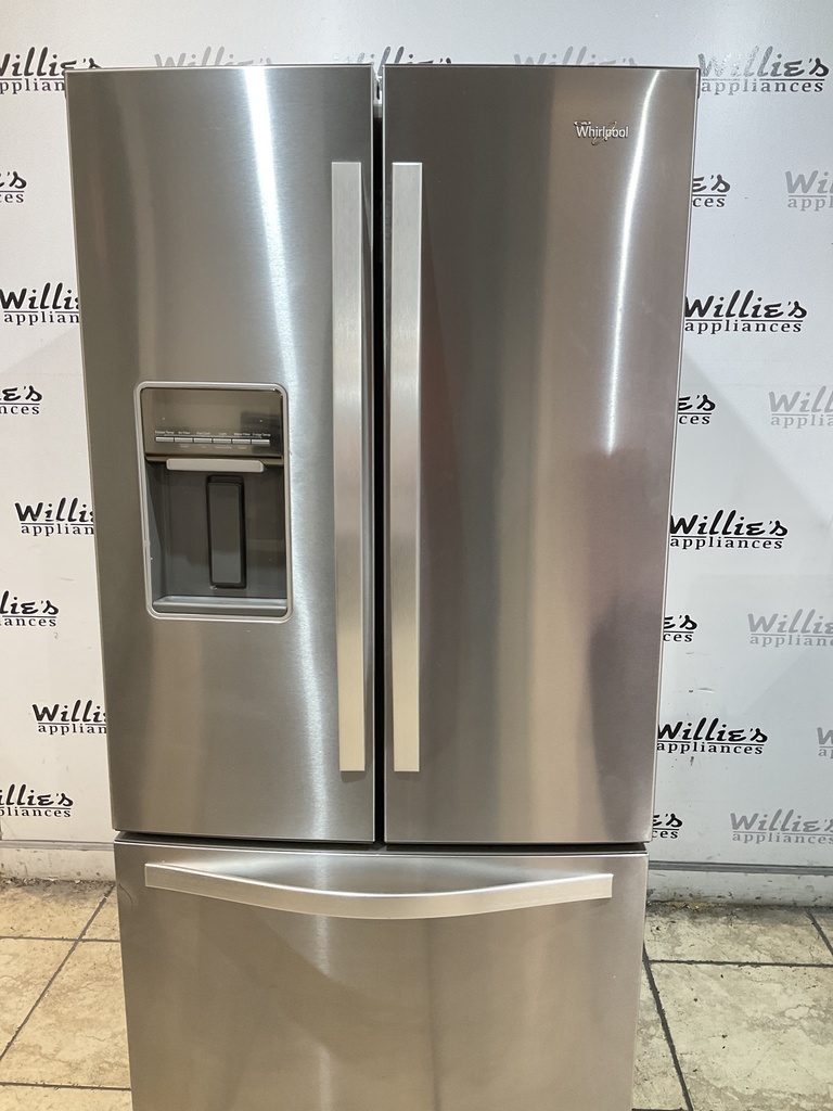 Whirlpool Refrigerator French Door 30x68 1/2” (Stainless Steel)