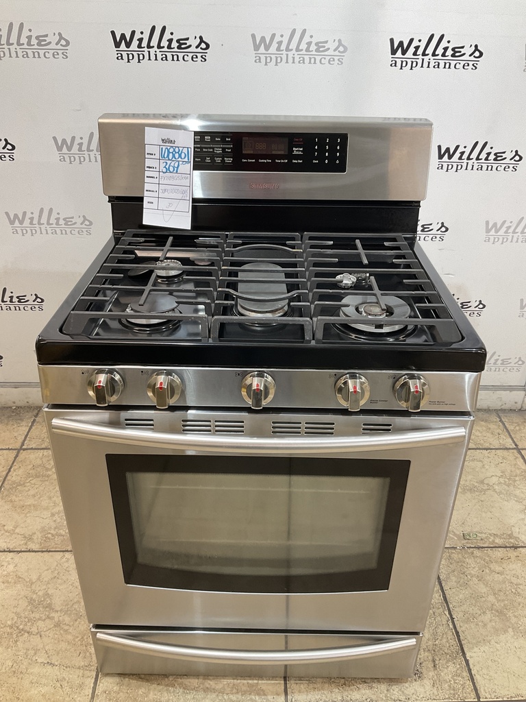 Samsung Natural Gas Stove 30inches (Stainless Steel) 