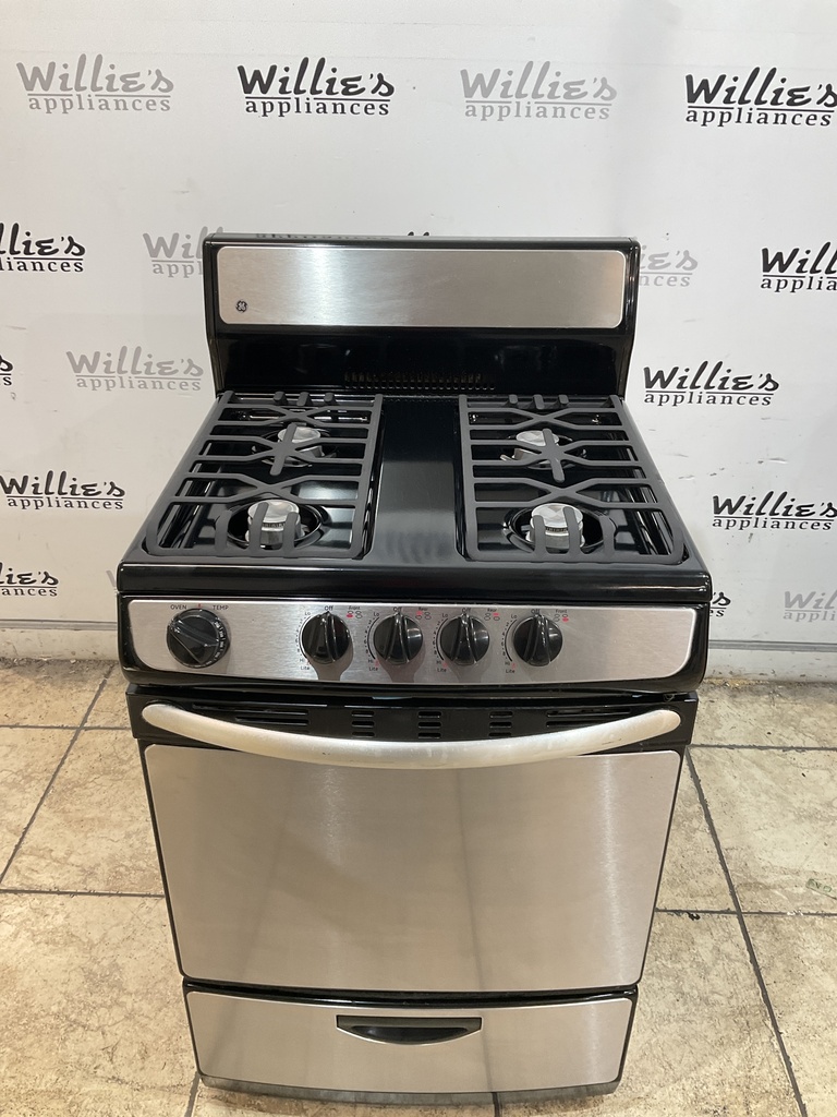 Ge Natural Gas Stove 24inches (Stainless Steel) 