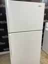 Whirlpool Refrigerator Top and Bottom 30x65 1/2” (white)