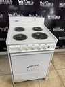 Summit Electric Stove 24inches {4 prong} (white)