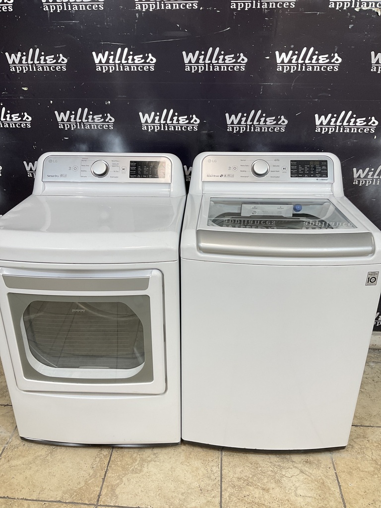 Lg Electric Set Washer/Dryer 220volts (30 AMP)  27inches {3 prong} (White) 