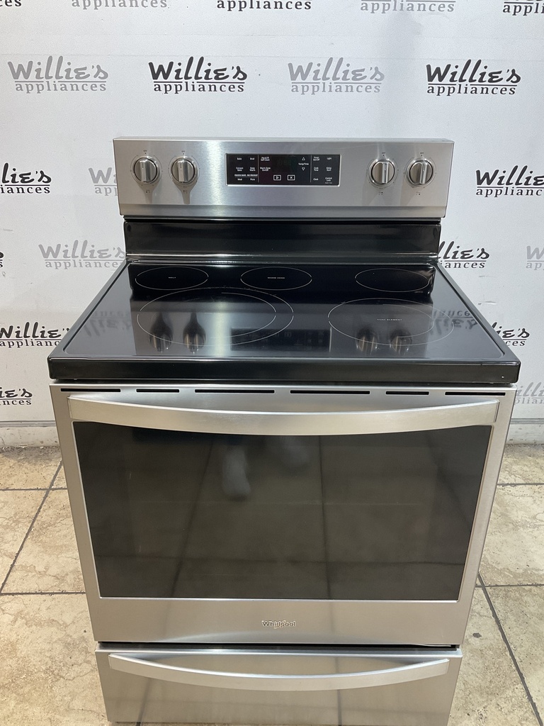Whirlpool Electric Stove 220volts (40/50 AMP) 30inches {mo cord} (Stainless Steel) 