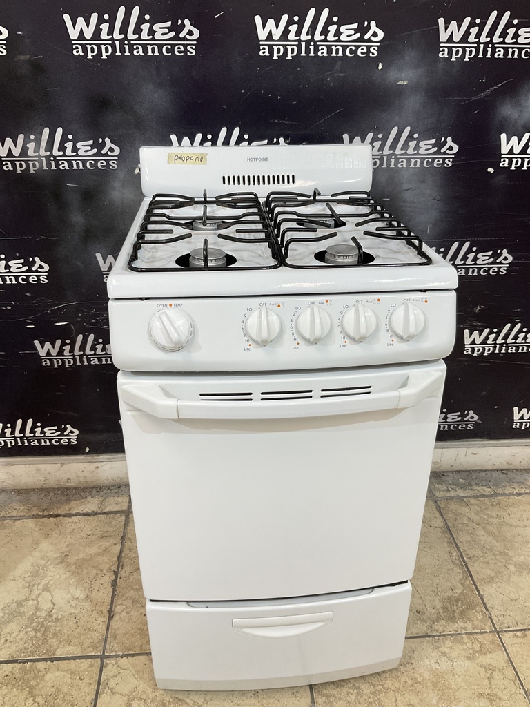 Hotpoint Gas Propane Stove 20inches (White)  